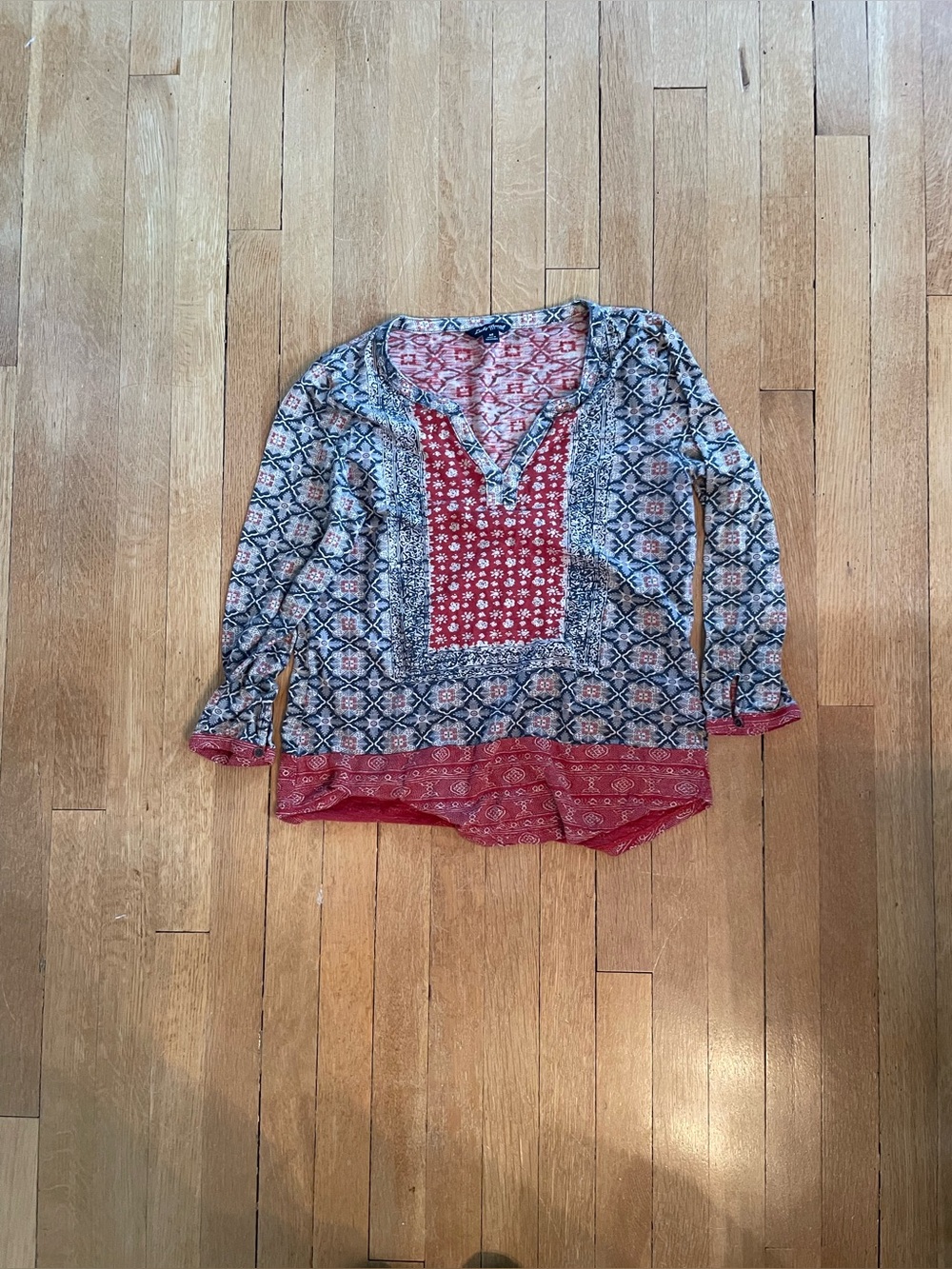 Lucky Brand Tribal Blouse